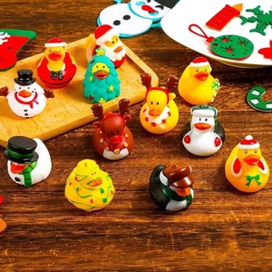 Juguetes de Baño de Pato de Goma con Diseño Personalizado de Navidad para Niños, Juguete Único para Bañera con Divertidos Diseños - Product Image 6