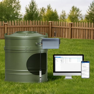 Sensor de Nivel de Agua Inalámbrico Sumergible de Acero Inoxidable 316L para Agricultura, Precisión del 0.5%, Resistente al Agua IP68, RS485, Hydrosta - Product Image 1