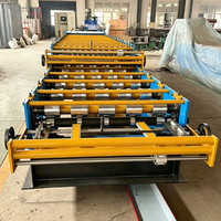 Machine de formage double couche pour tôles de toiture ondulées en acier couleur populaires 686 IBR et 760