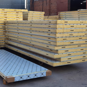 Горячая холодная комнатная панель 100 мм PU сэндвич панель для прогулок в кулер морозильник сэндвич-панель для холодной комнаты для рыбы, мяса - Product Image 5