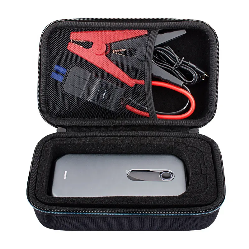 Custom Hard Eva Travel Carrying Case Storage bag for Baseus 12000mAh Car Jump Starter Power Bank 1000A Car Battery Charger