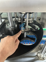 Machine automatique de scellage de bouchon de canette de café pour les boîtes de conserve en aluminium de papier comprenant le verre