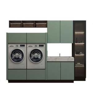 Custom Modern Design Laundry <b>Cabinet</b> Bathroom Wall Storage Furniture - Product Image 1