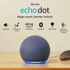Echo Dot <span class=keywords><strong>5</strong></span>.ª Generación, Altavoz Inteligente <span class=keywords><strong>Alexa</strong></span>, Accesorios para Altavoces - Product Image 1