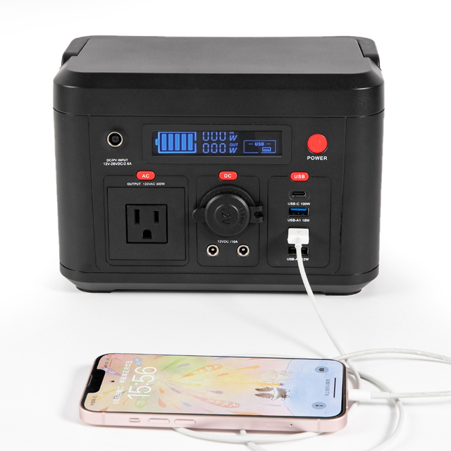 Outdoor Portable Power Supply Station 300W Solar Energy Portable Lithium Battery Power Camping Generators