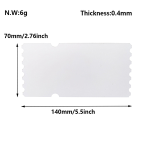 Meilleure vente Qualisub Creative 0.4mm PET plastique billet Sublimation billets vierges billets <span class=keywords><strong>de</strong></span> <span class=keywords><strong>concert</strong></span> pour presse à chaud - Product Image 3