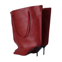 Bottines à talon haut pour femmes, bout pointu, mi-mollet, super grandes, hauteur mi-cuisse, largeur confortable, talons fins, chaussures amples
