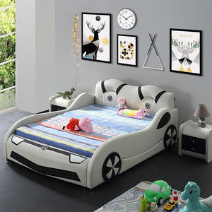 Venta al por mayor <span class=keywords><strong>de</strong></span> dibujos animados en forma <span class=keywords><strong>de</strong></span> coche niños camas muebles <span class=keywords><strong>de</strong></span> <span class=keywords><strong>madera</strong></span> duraderos para el dormitorio comedor sala <span class=keywords><strong>de</strong></span> estar Hotel Villa apartamento almacén uso - Product Image 1
