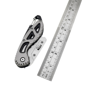 OEM Hochleistungs-SK5-Stahlklinge Aluminium-Griff Multitool Schnellwechselklinge Kartonschneider Taschenmesser Einziehbares Klappmesser - Product Image 6