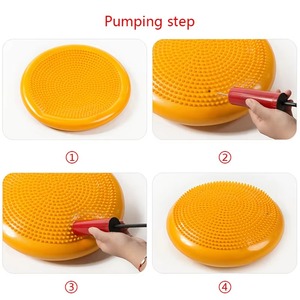 Mehrfarbiger Wackel sitz für sensorische Kinder Wackel kissen mit Inflation Pump Balance Disc - Product Image 3