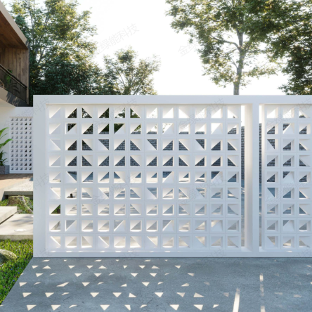 Полый блок кирпичная стена изогнутая стена декоративный материал