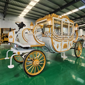 Royal Horse Carriage Factory Wholesale High Quality <b>Double</b>-Function Customized Color CE Certified Wedding Party Event Decoration - Product Image 2