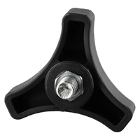 1 jeu de poignées triangulaires pour guidon, bouton de roue et boulons de fixation de remplacement pour Honda et de nombreux autres accessoires de tondeuse à gazon