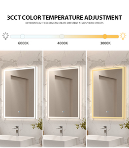 Hình chữ nhật chống sương mù phòng tắm gương với đáy rộng cho đồ dùng cá nhân Vanity gương - Product Image 5