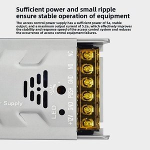 Alimentation électrique pour contrôle d'accès TIMY 12V 5A par SHENZHEN UNION TIMY - Product Image 2