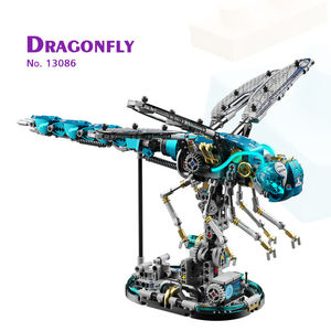 MJI 13086 Libélula Mecánica Creativa MOC, Bloques de Construcción, Modelo para Armar, Juguete Educativo de Plástico para Niños - Product Image 1