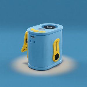 Mini ventilateur portable à clip, moteur sans balais, rotation à 360 degrés, affichage numérique, contrôle infini, alimenté par batterie, refroidissement par <span class=keywords><strong>air</strong></span> - Product Image 1