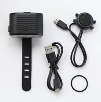 DREAMS'LIGHT Lampe de vélo intelligente rechargeable USB-C 320mAh Li-ion avec sonnette sans fil