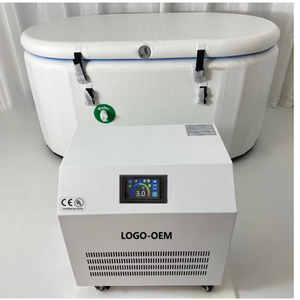 BINSPAPO Baignoire à glace portable <span class=keywords><strong>gonflable</strong></span> en PVC personnalisable <span class=keywords><strong>pour</strong></span> la thérapie de l'eau froide <span class=keywords><strong>SPA</strong></span> <span class=keywords><strong>Tente</strong></span> de récupération de fitness incluse - Product Image 3