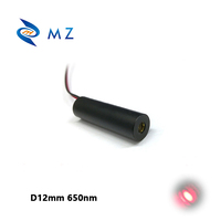 Nouveau module de pointeurs laser rouges compacts mini 12 mm 650 nm 10 mW en aluminium pour entraînement APC industriel, point rouge pour ciblage longue distance