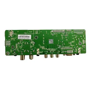 Lonten QT526C V1.3 数字信号DVB-S2/T2/C ATV液晶屏驱动板双USB俄罗斯T.S512.69 + 7Key + 2ch 6bit lvds电缆 + CCFL我