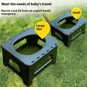 <span class=keywords><strong>Chaise</strong></span> de toilette pliable extérieure de siège de toilette de <span class=keywords><strong>Camping</strong></span> pliant portatif pour le voyage de randonnée - Product Image 3