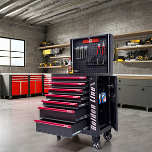 Custom-Size Iron Professional <strong>Roller</strong> <strong>Toolbox</strong> Tool Trolley Iron Handle Bluetooth Speaker ISO9001 Certified Workshop <strong>Roller</strong> - Product Image 5