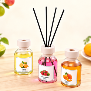 130ml Reed <b>Diffuser</b> Set Luxury Natural Essential Oil Long Lasting Fragrance Home Bedroom Office <b>Air</b> <b>Freshener</b> - Product Image 4