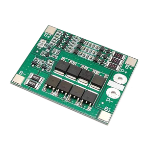 บอร์ดป้องกันแบตเตอรี่ลิเธียม <span class=keywords><strong>CA</strong></span>-3S-25A-B 11.1V 12.6V พร้อมการป้องกันกระแสไฟเกินสมดุลการชาร์จและการคายประจุ - Product Image 1