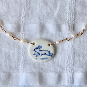 Oro placcato in ceramica stravagante <span class=keywords><strong>tulipano</strong></span> Vintage orecchini pendenti floreali Cottagecore estetica <span class=keywords><strong>collana</strong></span> di gioielli botanici per le donne - Product Image 3