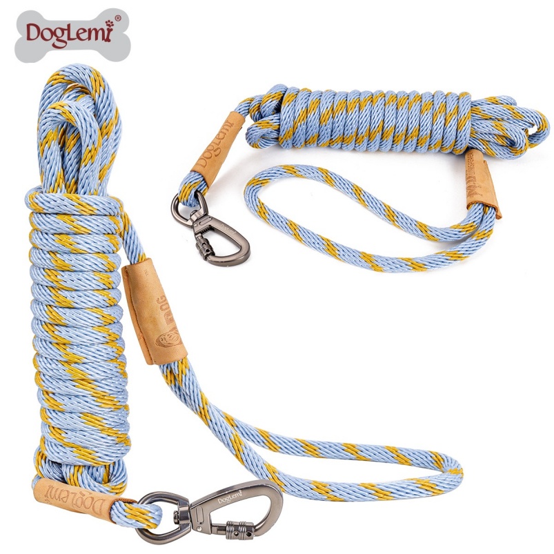 DogLemi PD20047-P Luxury Retractable Dog Harness Leash Set - Reflective Nylon Pet Gear