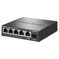 TP-LINK TL-SG2206LPF Tam Gigabit PoE Switch Bulut Yönetimi 10/100/1000Mbps 1 Optik Port SFP 5 Gigabit Port 6 Uplink Port