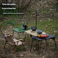 Tables pliantes de camping tactiques en aluminium réglables miniatures légères multifonctionnelles de haute qualité pour l'extérieur OEM