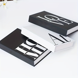 Scatola Portaoggetti per <span class=keywords><strong>Libri</strong></span> con Stampa Opaca, Decorazioni per <span class=keywords><strong>Libri</strong></span> in Stile Retrò, Perfetta per Scrivania e Libreria - Product Image 5