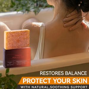 Savon Artisanal Nettoyant Visage et Corps en Gros – Citron, Curcuma, Orange Douce, Acide Kojique - Product Image 2