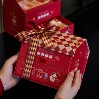 Boîte cadeau magnétique personnalisée, emballage en carton recyclable, boîtes en papier de luxe pour cadeaux