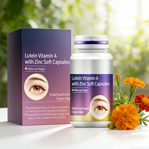 Complément alimentaire pour soulager la fatigue visuelle : 0,5 g de lutéine par gélule, 1 g de lutéine, 30 mg de vitamine A, 400 mg de <span class=keywords><strong>zinc</strong></span> par 100 g - Product Image 5