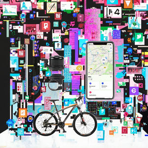 Tag cerdas udara baru pelacak GPS bersertifikat MFi atau Google untuk kunci penemu cincin sepeda dengan casing sistem IOS termasuk - Product Image 3