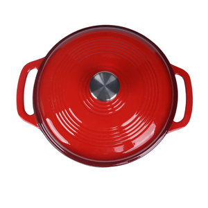 Casserole <span class=keywords><strong>en</strong></span> <span class=keywords><strong>fonte</strong></span> émaillée, pot à frire hollandais, pour sublimer vos repas, prête à rehausser l'esthétique de votre cuisine. - Product Image 6