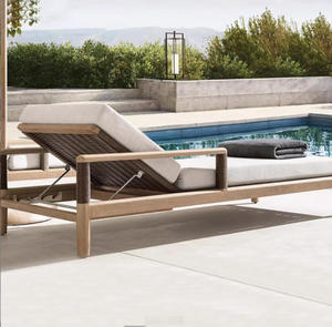 STG Chaise longue européenne <span class=keywords><strong>et</strong></span> américaine, réglable <span class=keywords><strong>en</strong></span> hauteur, légère, avec cadre <span class=keywords><strong>en</strong></span> <span class=keywords><strong>aluminium</strong></span>, écologique, portable <span class=keywords><strong>et</strong></span> pliable - Product Image 6