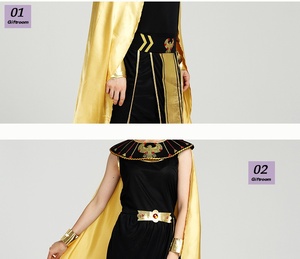 Fiesta de Halloween Cosplay juego de rol adulto antiguo Faraón <span class=keywords><strong>disfraz</strong></span> mujer <span class=keywords><strong>diosa</strong></span> <span class=keywords><strong>egipcia</strong></span> Cleopatra Egipto fiesta temática <span class=keywords><strong>disfraz</strong></span> - Product Image 6