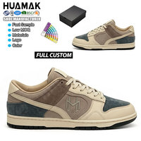 Fabricant de baskets de mode personnalisées à faible MOQ, chaussures de sport streetwear, marques de luxe à étiquette privée, chaussures rétro de style court, vente en gros