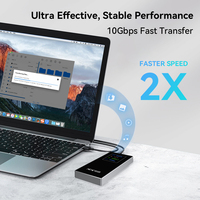 Nuevo Disco Duro Externo Portátil Inalámbrico SSD para Laptop, 1000MB/s, Aleación de Aluminio, Logotipo Personalizado, Paquete