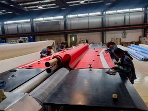 Filet sec en polyester personnalisé résistant aux hautes températures, résistant à l'eau et à l'usure pour la section sèche de la machine à papier - Product Image 6