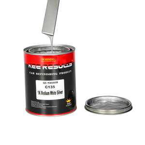 Pintura Automotriz KEE RESULTS C135 1K <span class=keywords><strong>Blanco</strong></span> Plateado Medio, Revestimiento Líquido en Aerosol para Reparación de Arañazos y Renovación Completa de Automóviles - Product Image 1