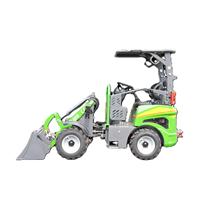 Chargeur électrique compact 600 kg à quatre roues motrices avec garantie pour entrepôt, ferme et usine