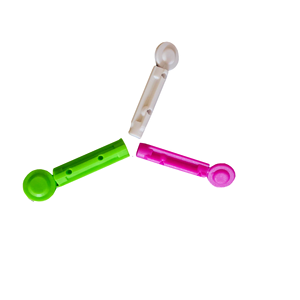 Lancettes sanguines souples en acier inoxydable certifiées CE Rightlance 23G Lancettes de sécurité pour le <span class=keywords><strong>glucose</strong></span> par boîte - Product Image 2