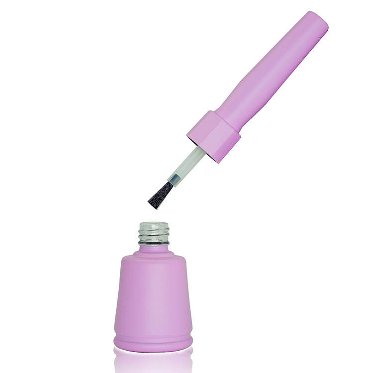 10ml 15ml Cosmetics Glass UV Gel Nail Polish Bottle With Brush
