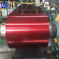 Bobine de toit en métal prépeint Plaque d'acier colorée galvanisée au zinc Bobine PPGI Bobines d'acier PPGI à revêtement de couleur
