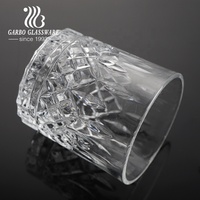 Promoción de Fábrica: Vaso de Cristal Transparente Garbo Classic de 11 oz con Relieve, para Hotel, Bar, Pub, con Logotipo OEM, para Whisky